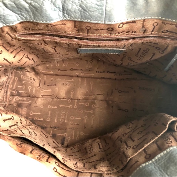 Rustic blue fossil bag - Picture 6 of 15